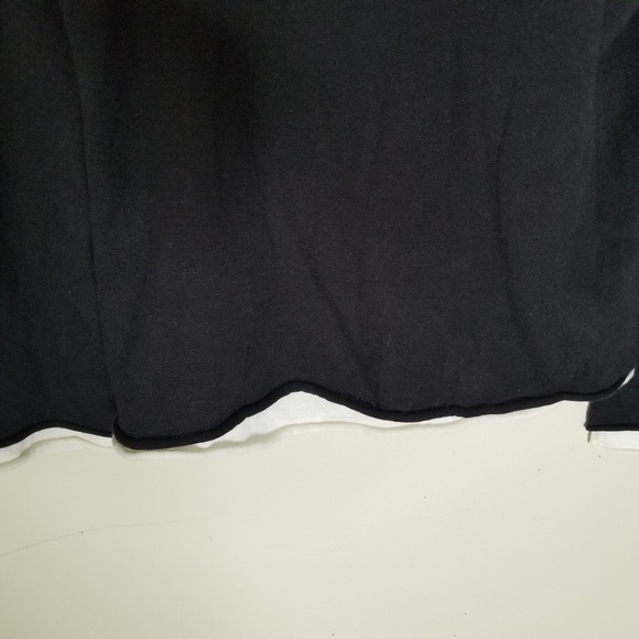 NWT J. Jill black and cream sweater top-sz.Small - Picture 4 of 5